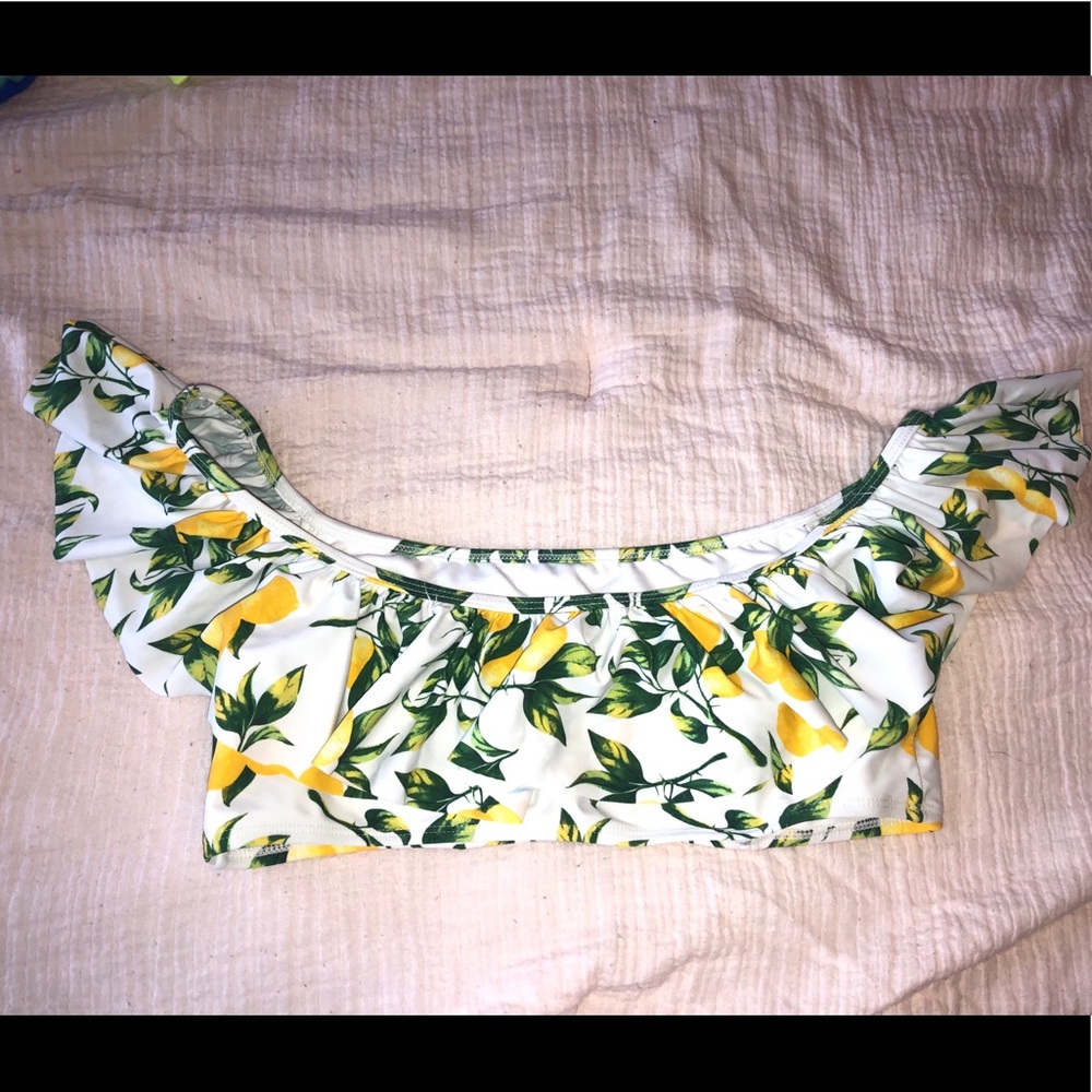 Off the shoulder bikini top